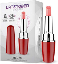 Carregar imagem no visualizador da galeria, Batom vibratório - Vermelho - Viblips - Latetobed