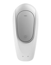 Carregar imagem no visualizador da galeria, Vibrador duplo - para casal - com estimulador vaginal e clitóris - Branco - DOUBLE FUN - Satisfyer