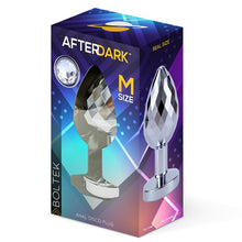 Carregar imagem no visualizador da galeria, Plug anal metálico facetado com brilhante - Boltek disco - M - Afterdark