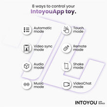 Carregar imagem no visualizador da galeria, Vibrador vaginal com estimulador de clitóris com APP - Lyra - IntoYou
