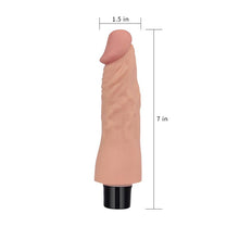 Carregar imagem no visualizador da galeria, Vibrador realístico - 17.5cm - Bege - Real Softee - LoveToy