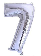 Carregar imagem no visualizador da galeria, Balões prateados com números e letras