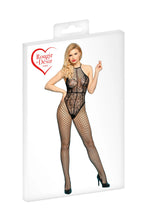 Carregar imagem no visualizador da galeria, Bodystocking em rede preto - Model 7729 - Rougir de Désir