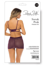 Carregar imagem no visualizador da galeria, Camisa de noite e tanga em roxo - Sneak peak - René Rofé