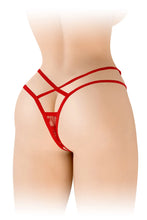 Carregar imagem no visualizador da galeria, Tanga em renda vermelha - Mylene - Fashion Secret