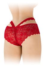 Carregar imagem no visualizador da galeria, Cueca em renda vermelha - Marie - Fashion Secret