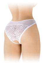 Carregar imagem no visualizador da galeria, Cueca em renda branca - Ava - Fashion Secret