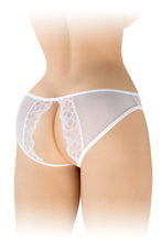 Carregar imagem no visualizador da galeria, Cueca em renda branca - Ambre - Fashion Secret