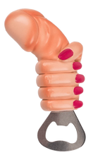Carregar imagem no visualizador da galeria, Abre-caricas com íman em forma de pénis com mão - Willy with hand