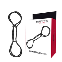 Carregar imagem no visualizador da galeria, Algemas em corda preta - Black rope handcuffs - Darkness