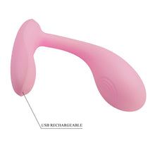 Carregar imagem no visualizador da galeria, Vibrador vaginal e clitóris com APP - Baird - Rosa - Pretty Love