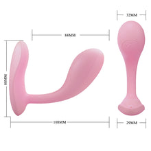 Carregar imagem no visualizador da galeria, Vibrador vaginal e clitóris com APP - Baird - Rosa - Pretty Love