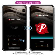 Carregar imagem no visualizador da galeria, Vibrador vaginal e clitóris com APP - Baird - Rosa - Pretty Love