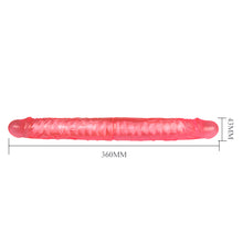 Carregar imagem no visualizador da galeria, Dildo realistíco duplo bege - 39.5 cm - Double dong 14" - Baile
