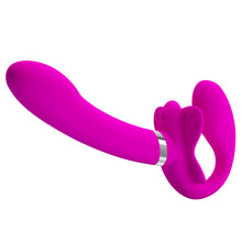 Carregar imagem no visualizador da galeria, Strap-on duplo com vibração - Valerie - Pretty Love