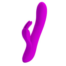 Carregar imagem no visualizador da galeria, Vibrador Vaginal e Ponto G com Movimento Onda e Estimulador de Clitóris - Rosa - Dylan - Pretty Love