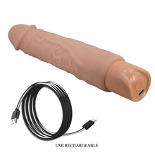 Carregar imagem no visualizador da galeria, Vibrador realístico bege - 23.8cm - Rufus - Pretty Love