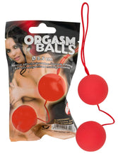 Carregar imagem no visualizador da galeria, Bolas vaginais para exercícios pélvicos - Vermelho - Orgasm Balls