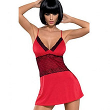 Carregar imagem no visualizador da galeria, Camisa de noite e tanga - Lamia Chemise - Obsessive