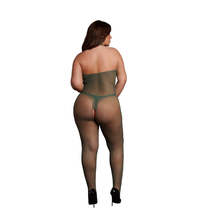 Carregar imagem no visualizador da galeria, Bodystocking - Verde - Plus Size - Le Désir
