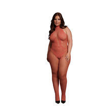 Carregar imagem no visualizador da galeria, Bodystocking - Vermelho - Plus Size - Le Désir