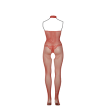 Carregar imagem no visualizador da galeria, Bodystocking - Vermelho - Plus Size - Le Désir