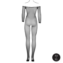 Carregar imagem no visualizador da galeria, Bodystocking cai cai - Preto - Le Désir