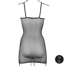 Carregar imagem no visualizador da galeria, Vestido em rede preto - Le Désir