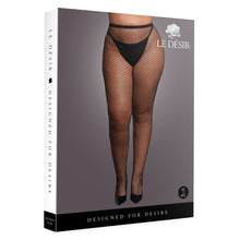 Carregar imagem no visualizador da galeria, Collants com risca atrás - Preto - Plus Size - Le Désir