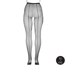 Carregar imagem no visualizador da galeria, Collants com risca atrás - Preto - Plus Size - Le Désir