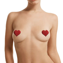 Carregar imagem no visualizador da galeria, 3 pares de tapa mamilos - Nipple cover set 3 pairs - Vermelho - Le désir
