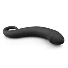 Carregar imagem no visualizador da galeria, Dildo - Curved Dong - Preto - 17,5cm - EasyToys