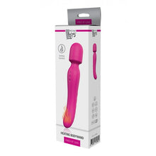 Carregar imagem no visualizador da galeria, Estimulador/varinha e vibrador vaginal 2 em 1 - Recarregável - Rosa - Heating bodywand