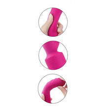 Carregar imagem no visualizador da galeria, Estimulador/varinha e vibrador vaginal 2 em 1 - Recarregável - Rosa - Heating bodywand