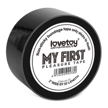Carregar imagem no visualizador da galeria, Fita de bondage preta - My first bondage tape - Preto - Lovetoy