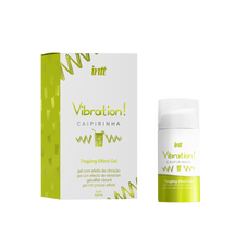 Carregar imagem no visualizador da galeria, Gel estimulante com efeito vibratório - efeito quente - Caipirinha - 15ml - INTT