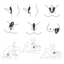 Carregar imagem no visualizador da galeria, Vibrador duplo - para casal - com estimulador vaginal e clitóris - Preto - DOUBLE LOVE - Satisfyer