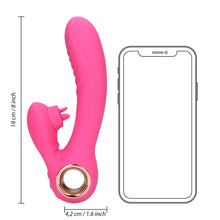 Carregar imagem no visualizador da galeria, Vibrador Vaginal com estimulador de clitóris e aquecimento - Loveline