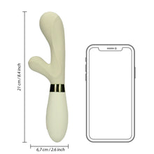 Carregar imagem no visualizador da galeria, Vibrador Vaginal e Ponto G com estimulador de clitóris - Misty Green - Loveline