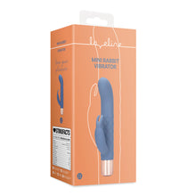 Carregar imagem no visualizador da galeria, Vibrador vaginal com estimulador de clitóris - Recarregável - Azul - Mini rabbit vibrator - Loveline