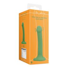 Carregar imagem no visualizador da galeria, Vibrador recarregável -  16.9 cm - Recarregável - Non-Phallic Vibrating dildo Small - Verde - Loveline
