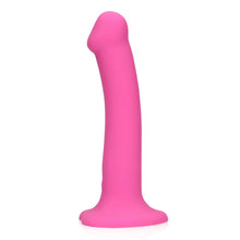 Carregar imagem no visualizador da galeria, Vibrador recarregável -  18cm - Recarregável - Non-Phallic Vibrating dildo Medium - Rosa - Loveline