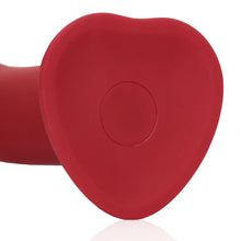 Carregar imagem no visualizador da galeria, Vibrador recarregável - 20 cm - Non-Phallic Vibrating dildo Large - Vermelho - Loveline