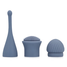 Carregar imagem no visualizador da galeria, Vibrador com vibração e 3 pontas estimulantes - Interchangeable Vibe - Loveline
