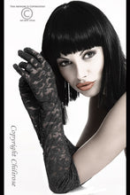 Carregar imagem no visualizador da galeria, Luvas em renda preta - CR3071 - Chilirose