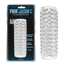 Carregar imagem no visualizador da galeria, Manga para pénis com textura estimulante - 13,6 cm - Prof. Jason C - Chisa