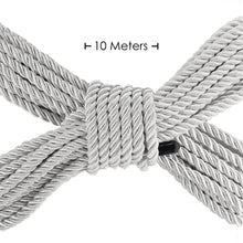 Carregar imagem no visualizador da galeria, Corda bondage prateada - 10 metros - Ouch!