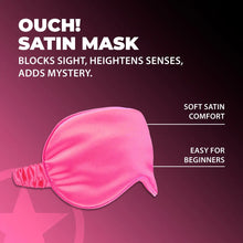 Carregar imagem no visualizador da galeria, Venda rosa choque de cetim - Satin blindfold - Ouch!