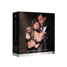Carregar imagem no visualizador da galeria, Kit BDSM com 6 peças - Preto - Beginner bondage kit - Ouch!