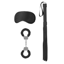Carregar imagem no visualizador da galeria, Kit BDSM com 3 peças - Preto - Introductory bondage kit #1 - Ouch!